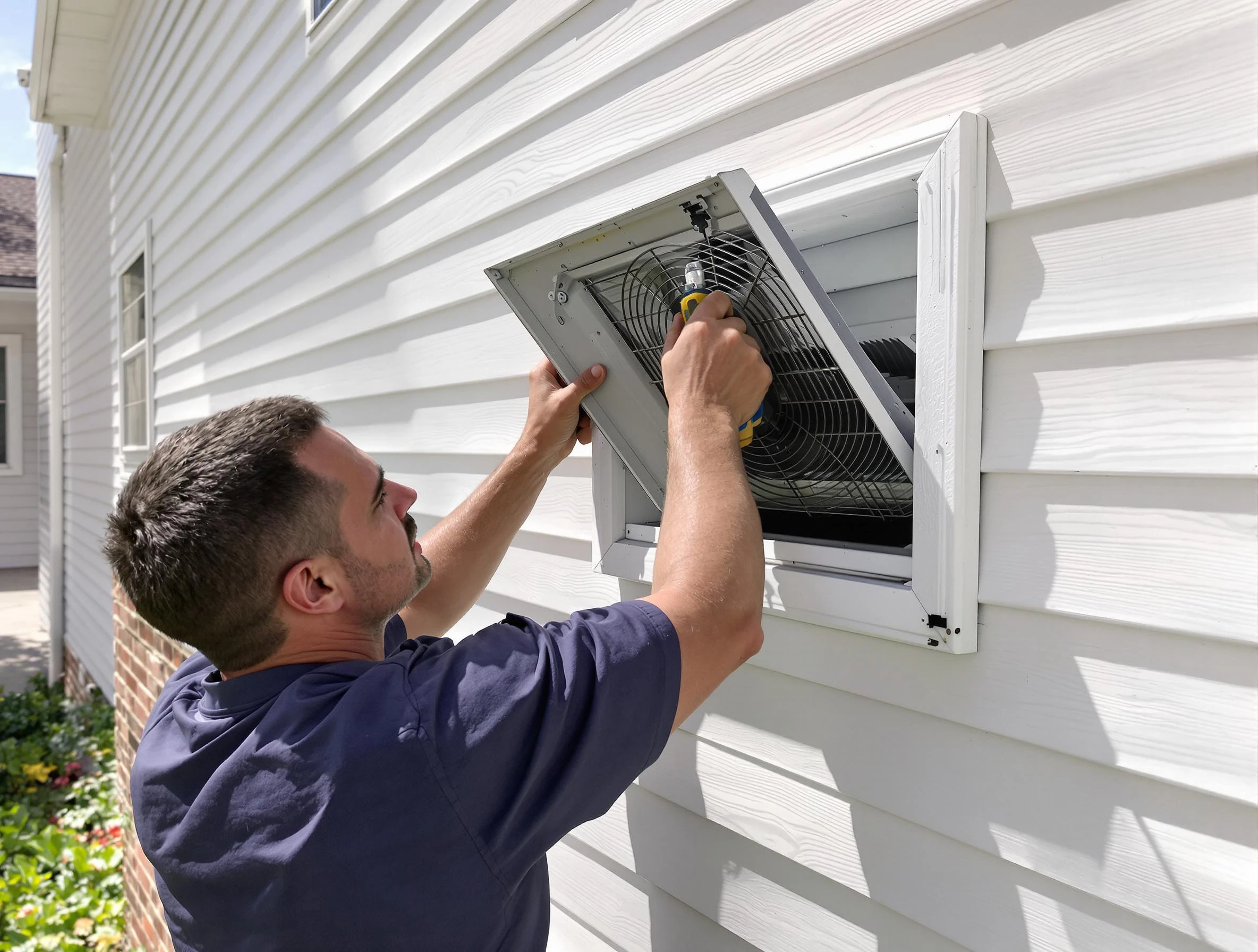 Dryer Vent Cover Replacement in Hopewell