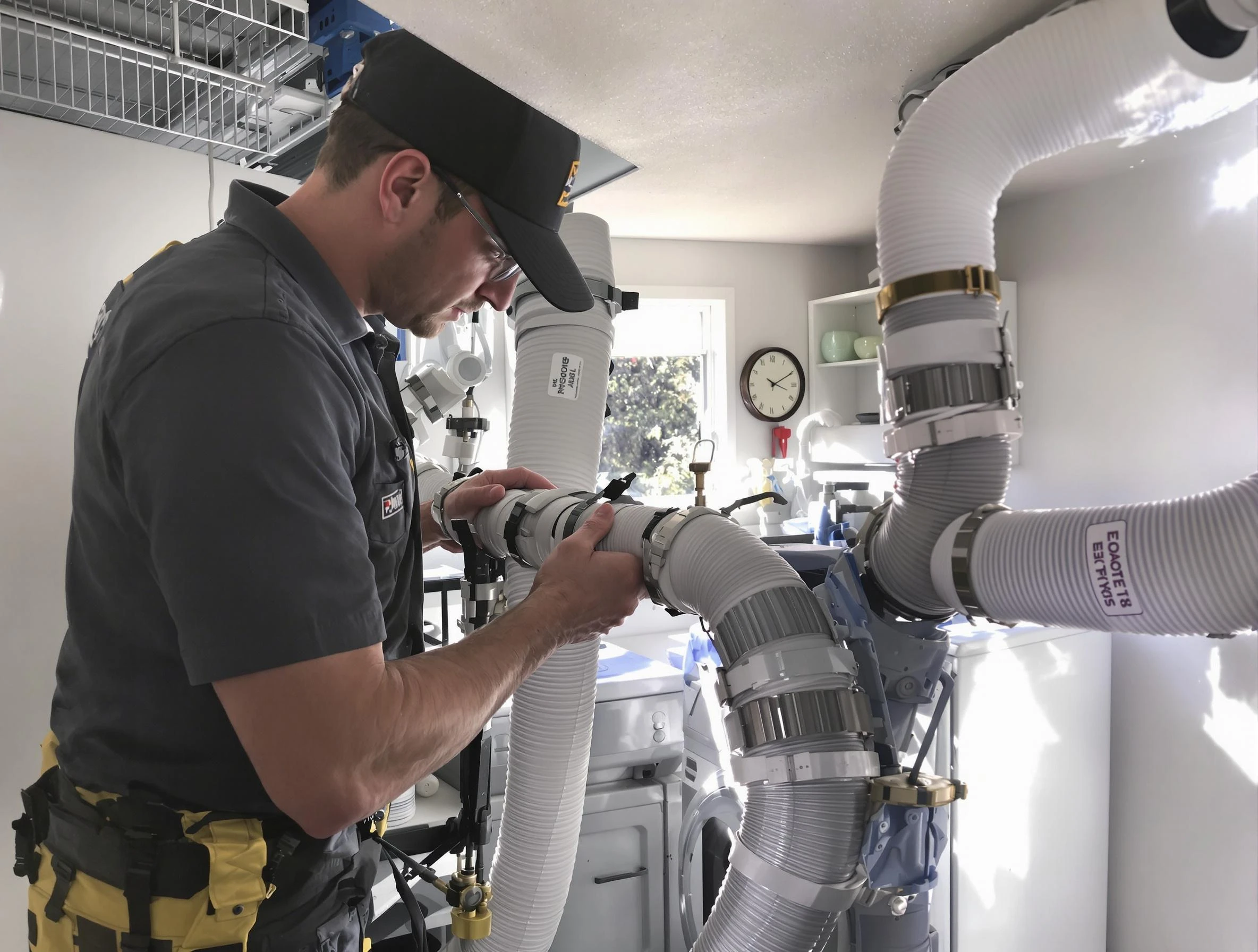 Dryer Vent Hose Installation in Hopewell
