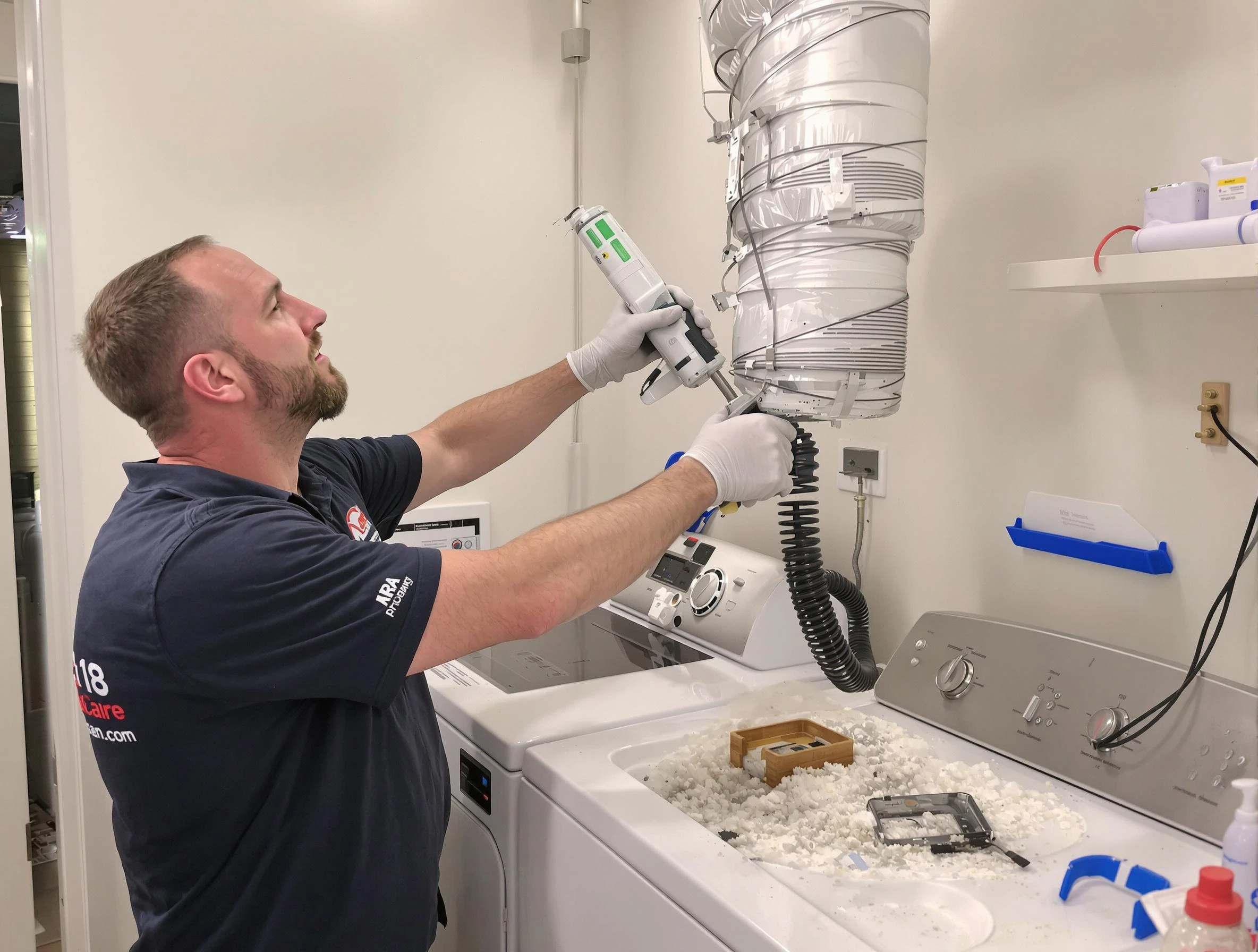 Gas Dryer Vent Cleaning in Hopewell