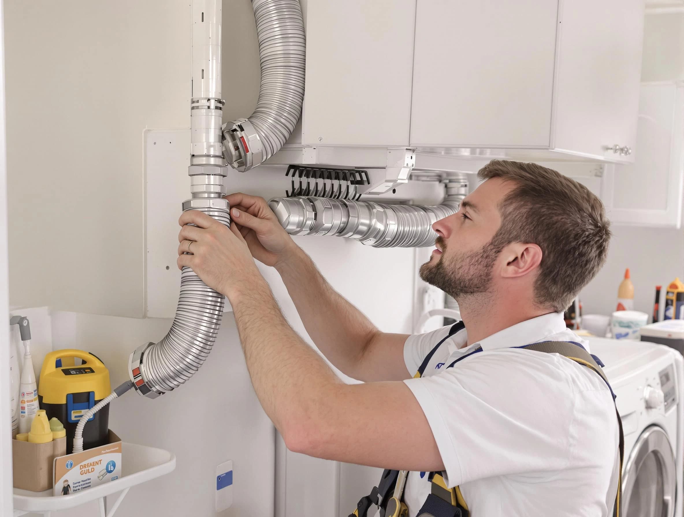 Professional dryer vent repair and installation by Hopewell Dryer Vent Cleaning in Hopewell