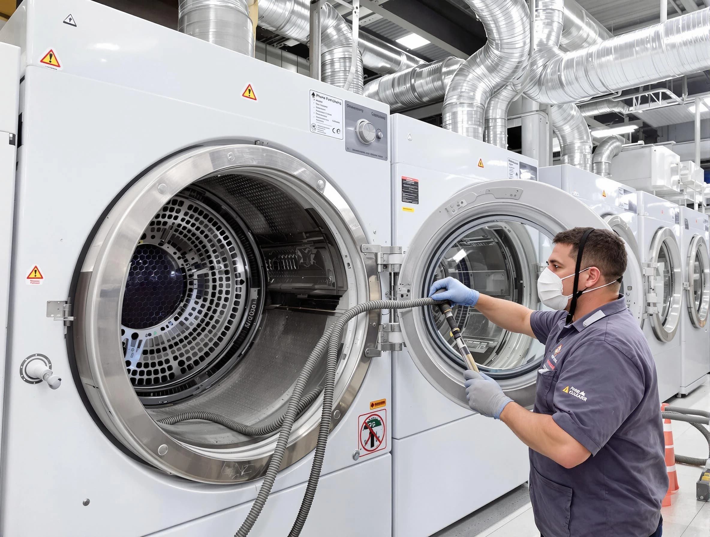 Industrial-grade dryer vent cleaning by Hopewell Dryer Vent Cleaning in Hopewell