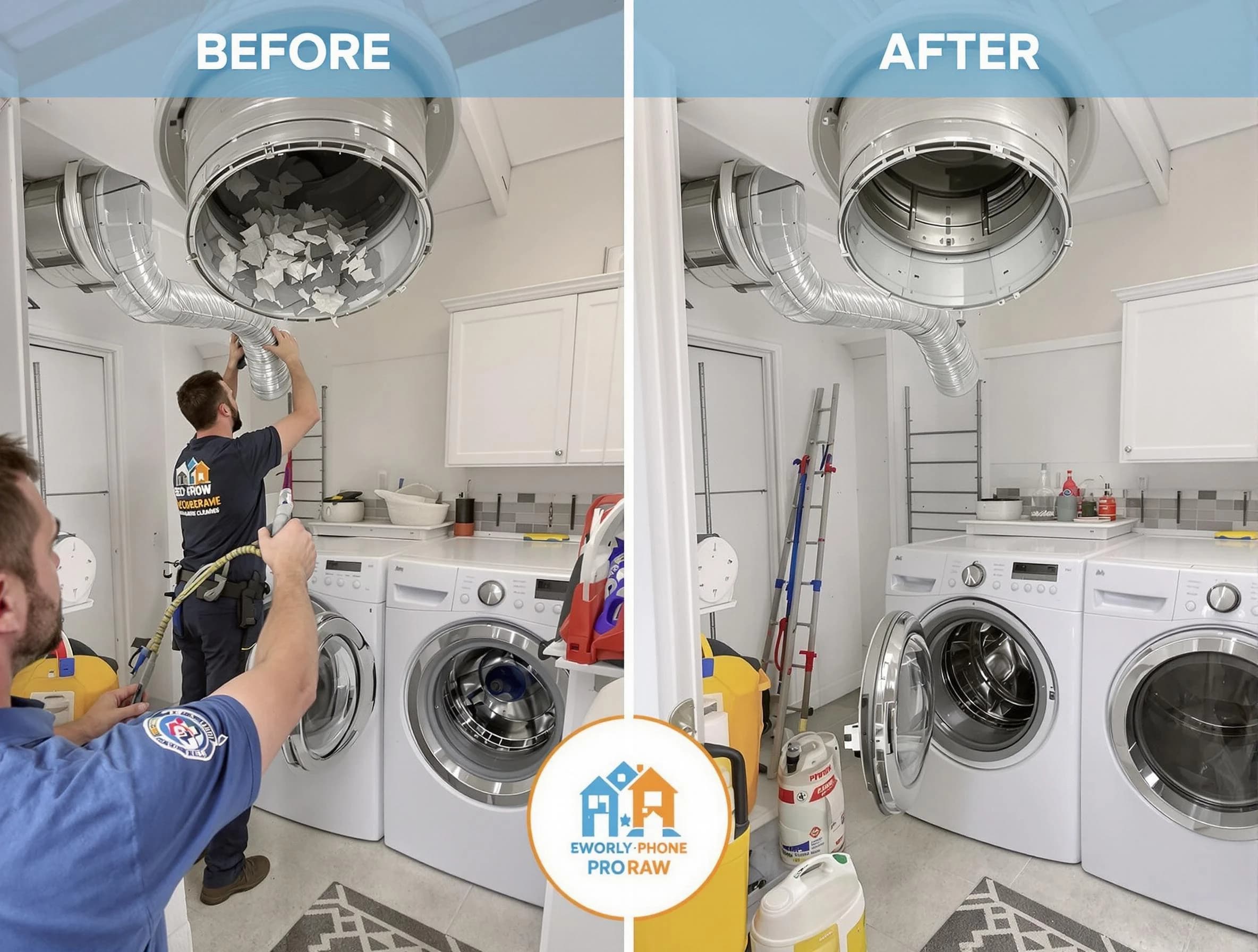 Residential dryer vent cleaning by Hopewell Dryer Vent Cleaning in Hopewell